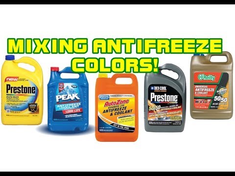 YouTube video about: Can I mix green and blue coolant?
