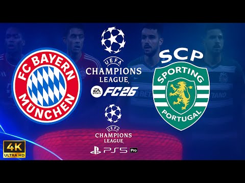FC Bayern München vs. Sporting CP 🔥 Champions League Showdown | Allianz Arena | PS5™