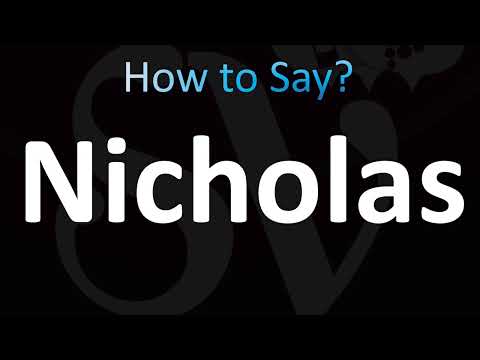 How to Pronounce Nicholas (CORRECTLY!)