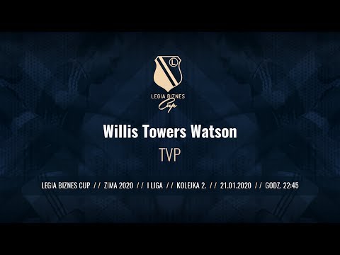 Skrót spotkania Willis Towers Watson - TVP ( Legia Biznes Cup Zima 2020 )