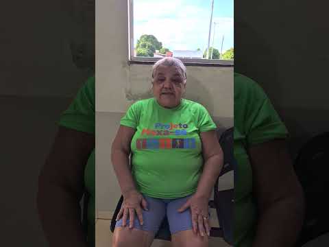 Projeto "Mexa-se Comunidade ".  Aluna Geni, Cidade Adelândia Goiás.