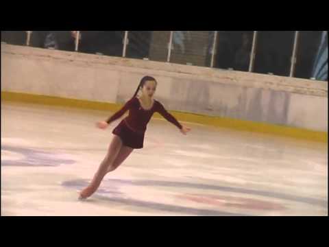 Kaunas Ice Winter Cup 2013 Karolina Falkeviciute advanced novice FS