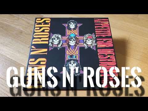 Vinyl record opening #65 Guns n' Roses | The Ultimate Rock N' Roll Revolution