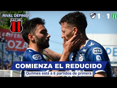 A 6 PARTIDOS DE PRIMERA | Quilmes-San Miguel (1-1) | Análisis del empate de los pibes cerveceros.