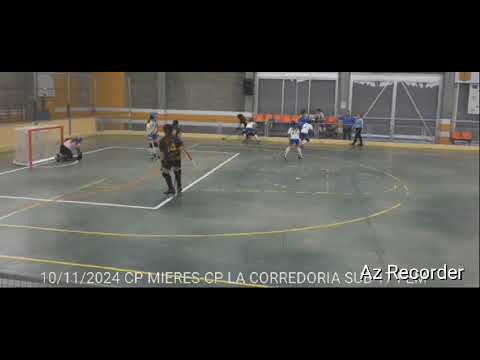Gol  Daniela San Emeterio Club Patín Mieres Hockey sub17 24-25