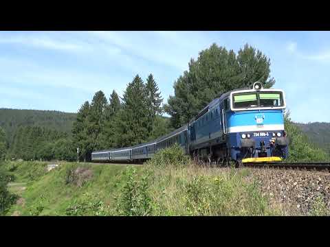 ČD 754.006 - R 776 Berounka - Železná Ruda město - 12.8.2021