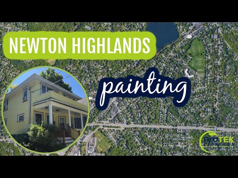 Exterior Painting in Newton Highlands, MA with ProTEK Painters