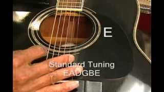 TUNE UP! Guitar Standard Tuning EADGBE Online Tuner Reference YouTube @EricBlackmonGuitar