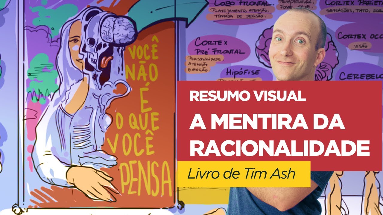 VOCÊ NÃO É O QUE VOCÊ PENSA - RESUMO VISUAL DO LIVRO A MENTIRA DA RACIONALIDADE