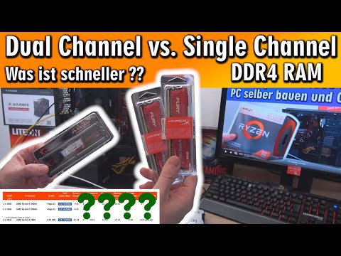 Dual Channel vs Single Channel DDR4 RAM 🤔 Was ist schneller ❓