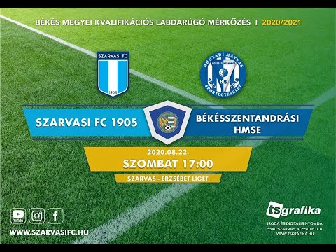 Szarvasi FC 1905 - Békésszentandrási HMSE: 2-1 (2020.08.22.)