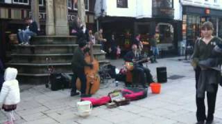 preview picture of video 'Red Jackson playing in Winchester High Street'