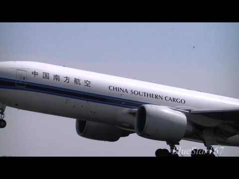 China Southern Airlines Cargo Boeing 777F (B-2072) takeoff from AMS/EHAM (Amsterdam Schiphol) 36L