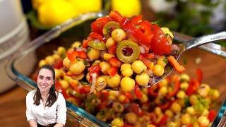 SALADA DE GRÃO DE BICO DURA A SEMANA TODA NA GELADEIRA! DICAS E TRUQUES!