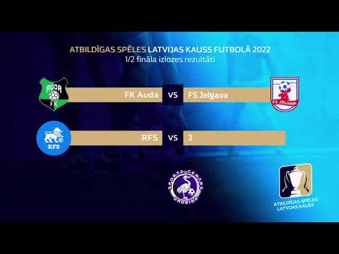 Atbildīgas spēles Latvijas kauss futbolā 2022Pusfināla izloze
