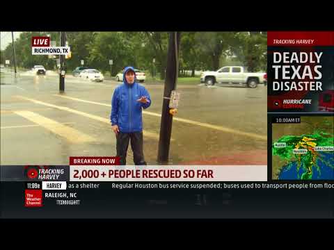 Mike Seidel The Weather Channel Harvey/Richmond, TX Flash Flooding 8-26-2017