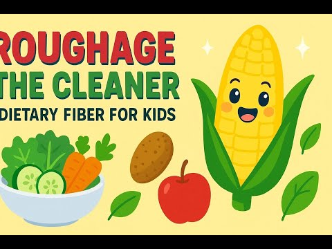 Roughage – The Cleaner | Dietary Fiber for Kids | Ingredients of Food