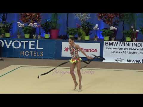Arzu JALILOVA (AZE) ribbon - 2019 Corbeil junior AA