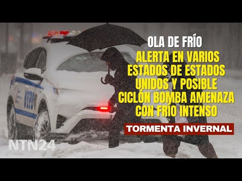 Nueva tormenta invernal amenaza costa este de Estados Unidos con temperaturas bajo cero