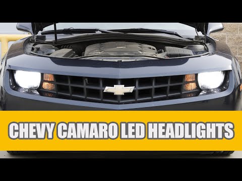 How to Remove & Replace 2010-2013 Chevy Camaro H13 LED Headlights Bulb