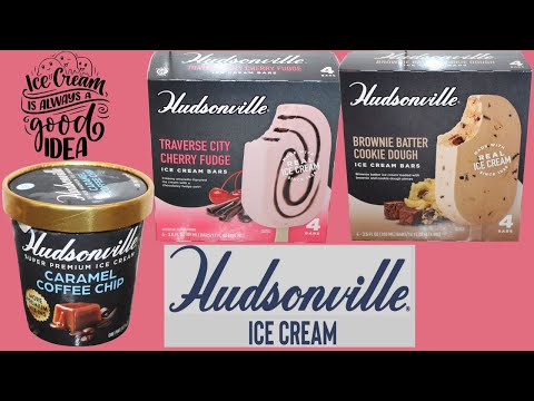 Hudsonville Ice Cream: Caramel Coffee Chip, Traverse City Cherry Fudge & Brownie Batter Cookie Dough