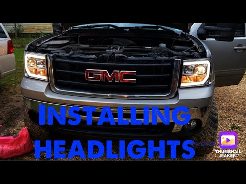 Installing headlights on a 2007 GMC Sierra