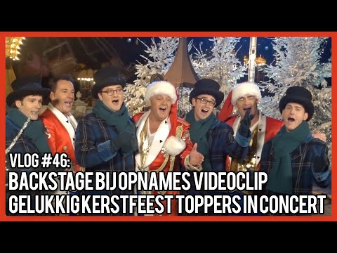 BACKSTAGE BIJ OPNAMES VIDEOCLIP GELUKKIG KERSTFEEST TOPPERS IN CONCERT - GERARD JOLING - VLOG #46