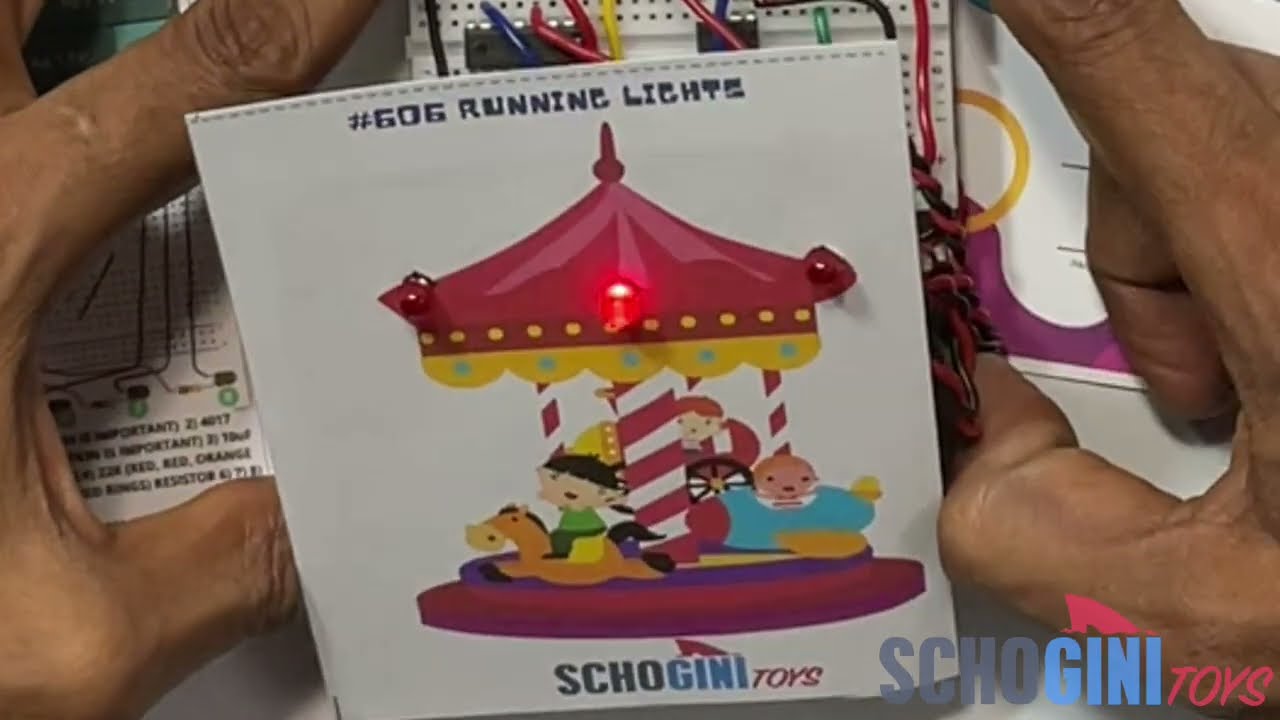 #606 - Running Lights – You Can Build a 3 LED Based Light Sequencer