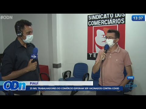 25 mil trabalhadores do comércio esperam ser vacinados contra Covid-19 29 06 2021