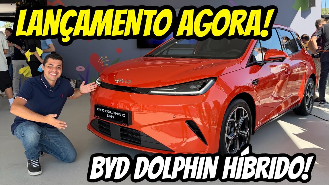 BYD DOLPHIN HÍBRIDO! LANÇAMENTO AGORA! R$ 130.000! 212 CAVALOS