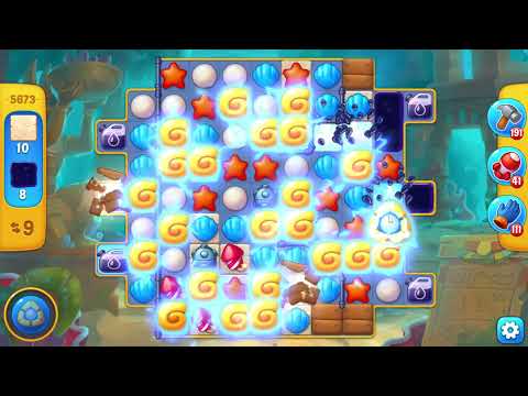 Fishdom 5673 Level - 18 moves - NO BooSTERS