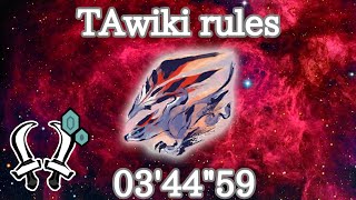 【MHRise/NS】彼方より来たる凶星 奇しき赫耀のバルファルク 双剣 TAwiki rules 03'44''59/ Crimson Glow Valstrax Dual Blades Solo