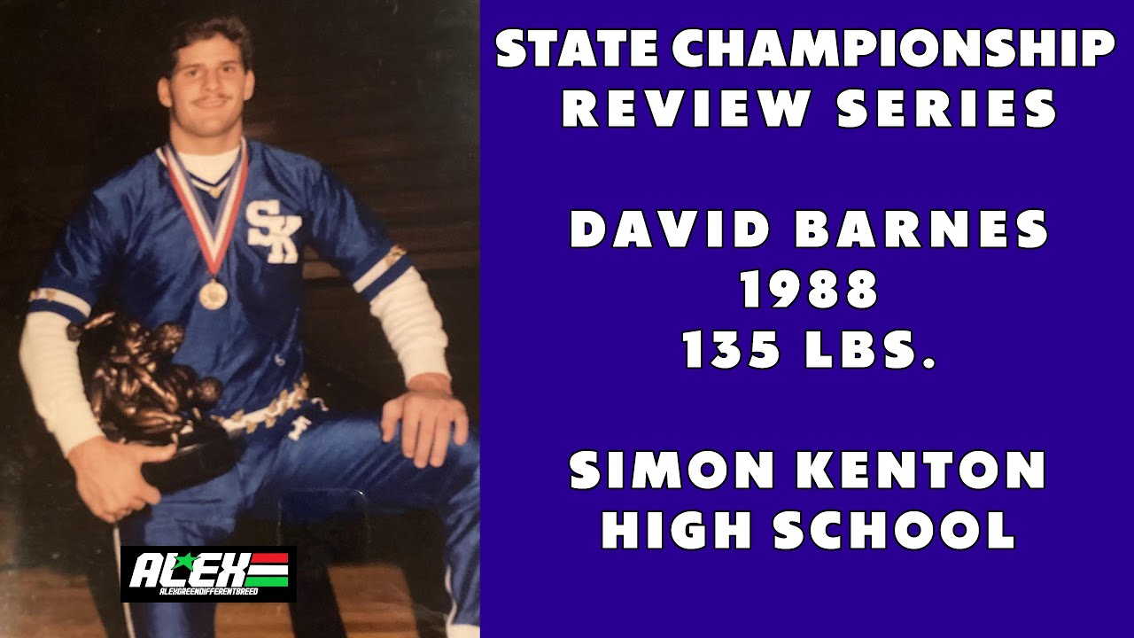 State Wrestling Championship match review w/ David Barnes (Simon Kenton; 1988 135 lbs.)