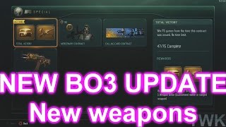 NEW black ops 3 update 1.15 | New melee weapon boxing gloves and special contracts
