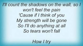 Kevin Sharp - So Tears Won&#39;t Fall Lyrics