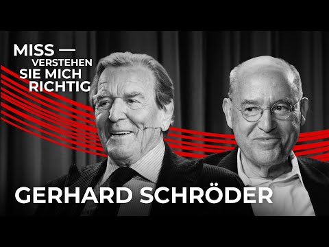 Gregor Gysi im Gespräch mit Gerhard Schröder