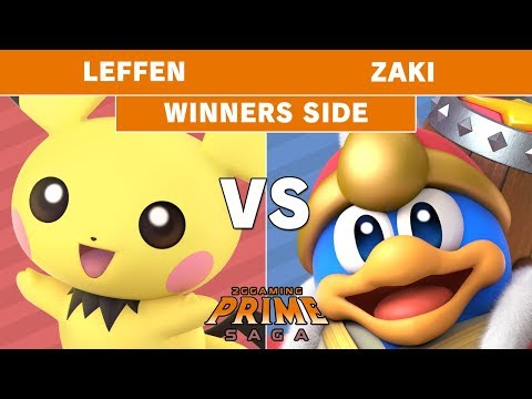 2GG: Prime Saga - TSM | Leffen (Pichu) vs Zaki (King Dedede) Winners Side - Smash Ultimate