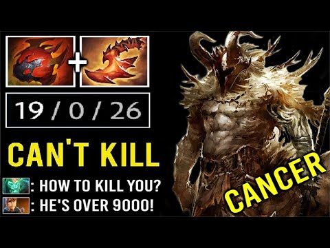 WTF 1v5 CAN'T KILL THIS RAID BOSS -80% Damage +9k HP Super Centaur Most Imba Hero 7.31 Dota 2