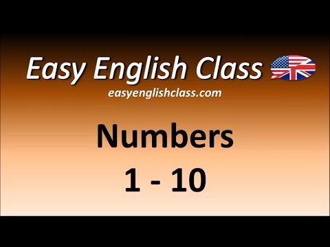 Numbers 1-10 - Easy English Class
