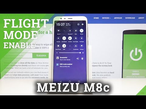 How to use Airplane Mode in MEIZU M8c – Switch Off All Networks