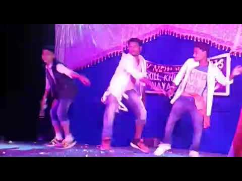 First Dance on the stage by Bibhu,Barun and Lokanath