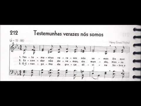 CCB - HINÁRIO 05 - HINO 212 - "TESTEMUNHAS VERAZES NÓS SOMOS" - by MESSIAS ULLMANN