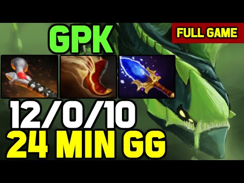 gpk- MID Viper Rod of Atos RUSH BUILD vs Matumbaman Troll Carry