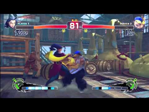 Arcade Con SSF4 AE tournament- Dreddybajs (Yun) vs Sairus (Rose)