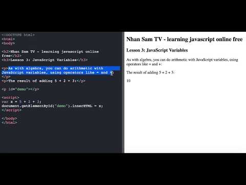 Javascript Tutorial For Beginners Learn Javascript Basics In 2 Minutes Javascript Variables