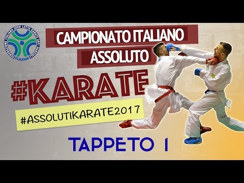 Karate Campionato Ita Assoluto 2017 - Kumite Maschile - Tappeto 1