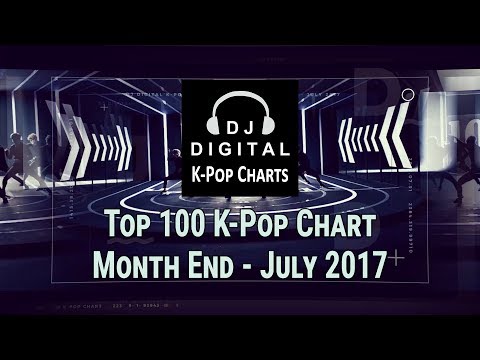 Top 100 K-Pop Songs Chart - July 2017 (Month End Chart)