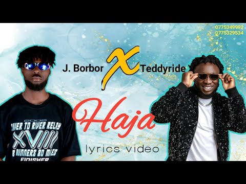 J. Borbor -ft- Teddyride_- Haja_-_ lyrics video (#liberianmusic 2023)