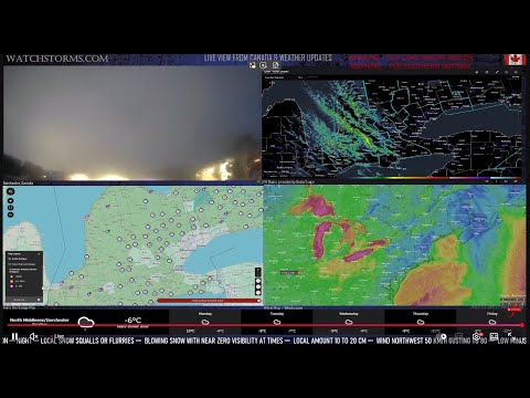 LIVE Canada Weather 👉WATCHES/WARNINGS HAVE ENDED  @ 6:15 p.m. EDT  👈  🎄Happy New Year🎄