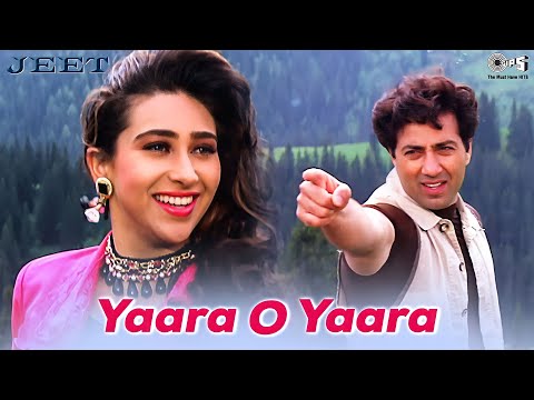 Yaara O Yaara | Jeet | Sunny Deol, Karisma Kapoor | Alka Yagnik & Vinod Rathod | 90's Love Hits